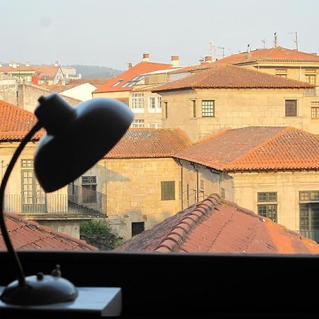 Excelentes vistas en la Plaza de la Verdura Pontevedra Exterior foto